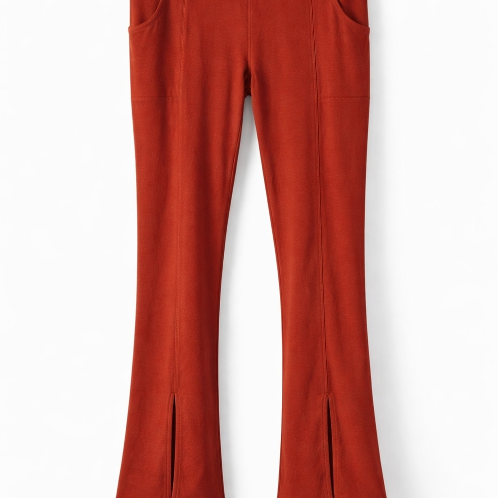 Women's Flared Rust Pants